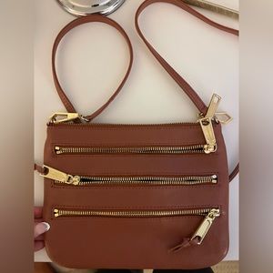 Brown Rebecca Minkoff crossbody